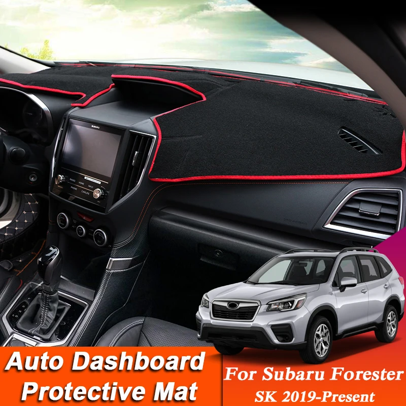 

Car Styling For Subaru Forester SK 2019-Present LHD&RHD Dashboard Mat Protective Interior Anti-Pad Shade Cushion Auto Accessory