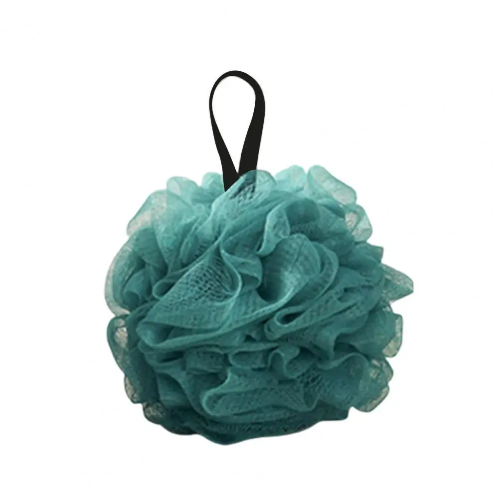 

Pink PE Concise Cleaning Supplies Hanging Pendant Bath Loofah Soft Skin-friendly 4 Colors Bathroom Shower Sponge For Bathroom