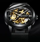 Часы наручные FNGEEN Мужские механические, Брендовые спортивные модные автоматические часы-скелетоны