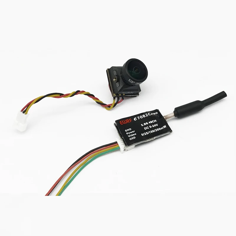 5 8G 48-канальный передатчик e7082C 25/100 мВт регулируемая мощность и Caddx Turbo EOS2 CMOS 1200TVL 200
