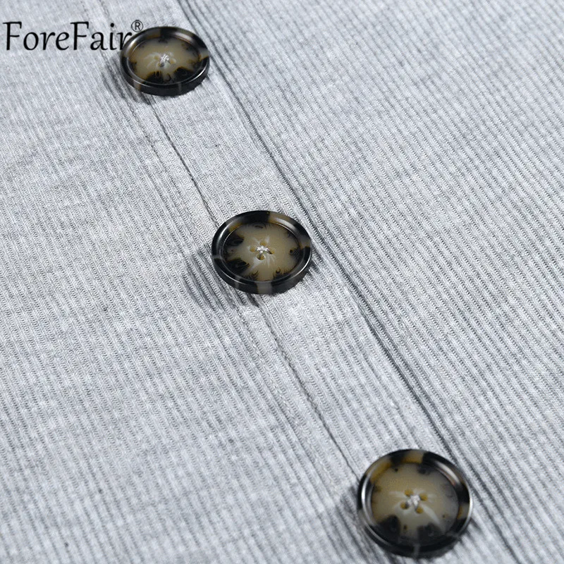 Forefair женский костюм из двух предметов на осень и зиму сексуальный топ с длинными