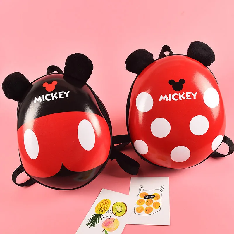 

Disney Children's Cartoon Hardshell Backpack Mickey Minnie Eggshell Kindergarten Boy and Girl Schoolbag Cute