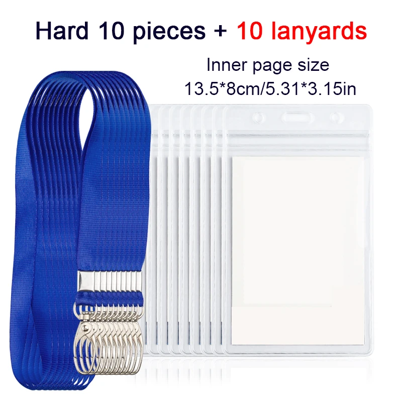 

10 шт работают кредитницы для именных карт Рабочая карта удостоверение личности держатель ID Бизнес Чехол-книжка с ремешком