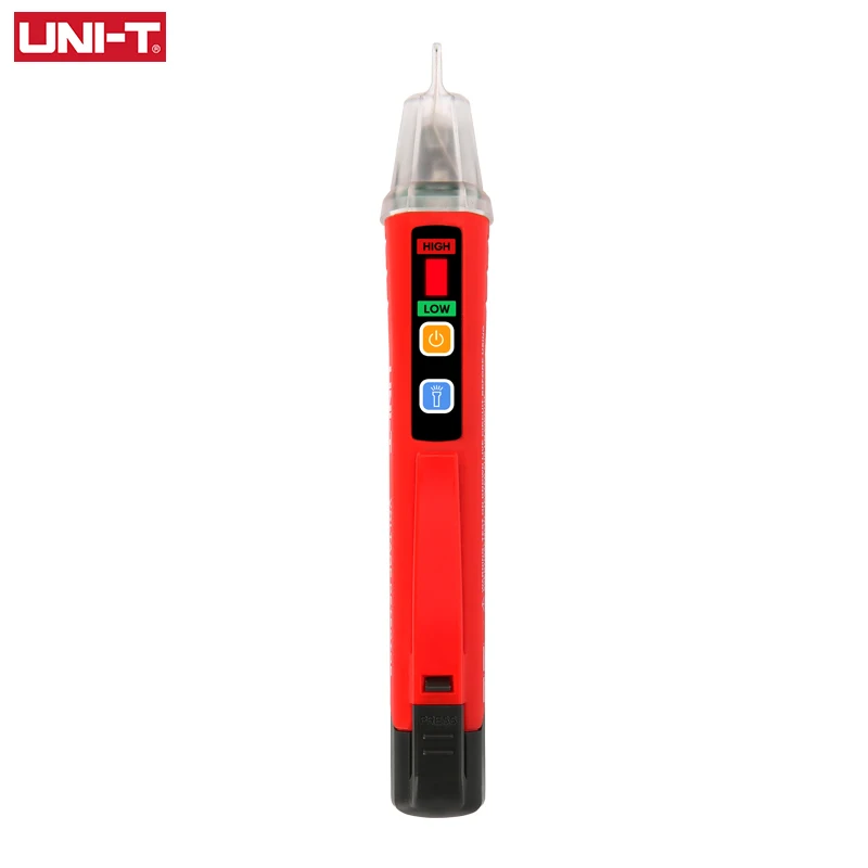 

UNI-T UT12D 24V-1000V Non-contact AC Voltage Detector Indicator Pen Electric Pencil Stick Socket Voltmeter Tester