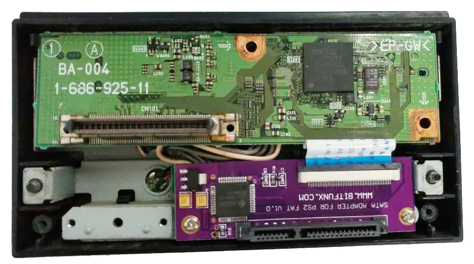 Bitfunx SATA обновленный комплект для подержанного PS2 оригинального сетевого адаптера