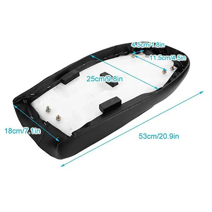 Горб плоский Brat Кафе Racer мотоциклетное сиденье винтажное седло для Honda Для Yamaha