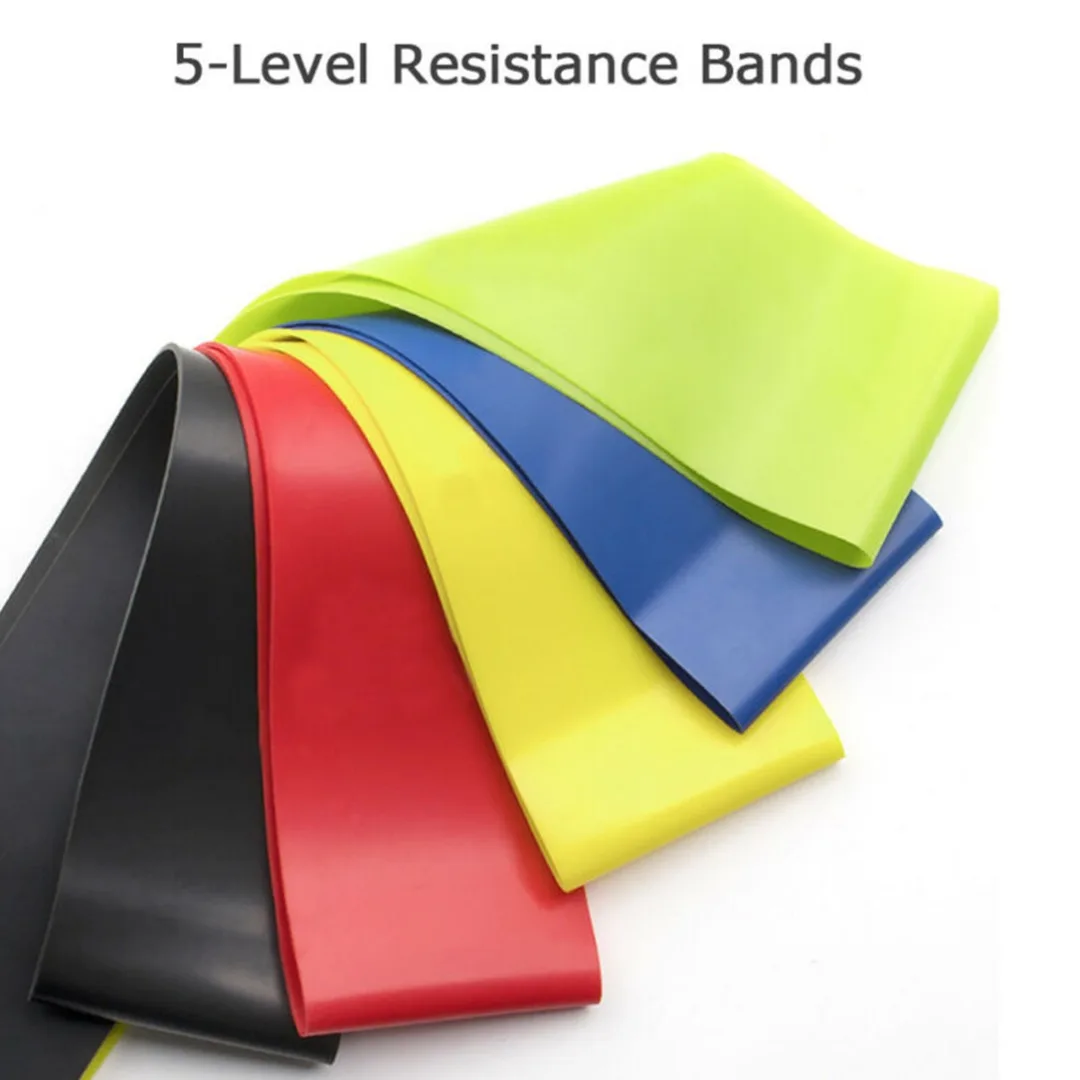 

5pcs Latex Stretching Loop Bands Set Elastic Bands Multi-angle Muscle Training Yoga Resistance Belts Home Gym Fitness