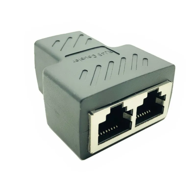 Разветвитель RJ45 с 1 на 2 каналами сетевая Ethernet головка кабель локальной сети
