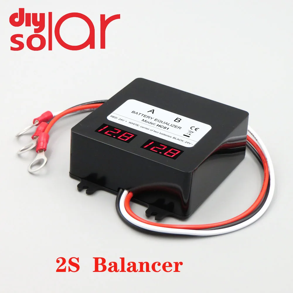 

2S Active Balance HC01 Battery Equalizer Lead Acid Batteries HA01 Voltage balancer Lead acid Battery Charger Regulator in Serial
