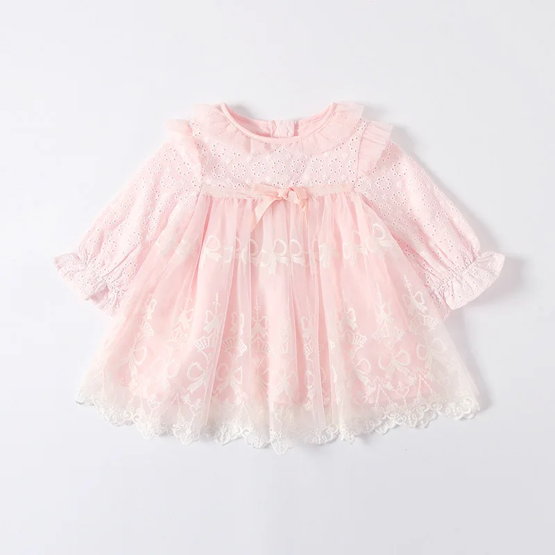 Детское кружевное платье для девочек с вышивкой на свадьбу дня рождения | Детская
