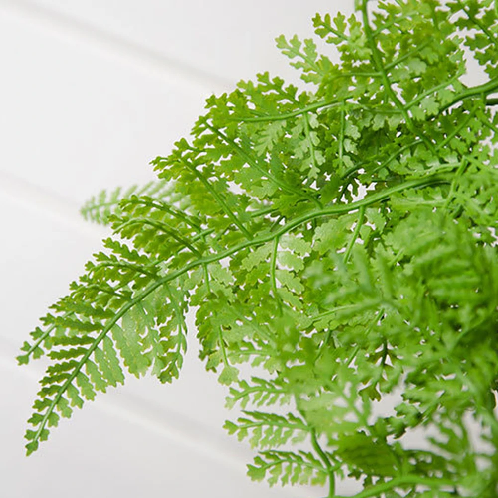 Artificial Plant Fake Leaf Simulation Plastic Window Hanging Decoration Flower Fishtail Pinecone Leaves | Дом и сад