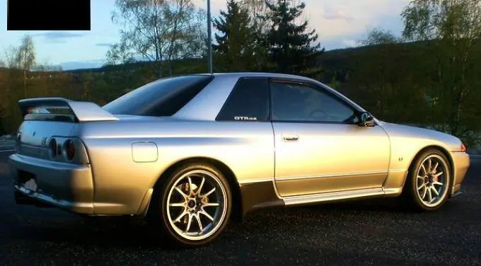 Автомобиль-Стайлинг для Nissan Skyline R32 GTR Eastbear стиль углеродное волокно боковая юбка аддон глянцевая отделка задняя добавить на аксессуары
