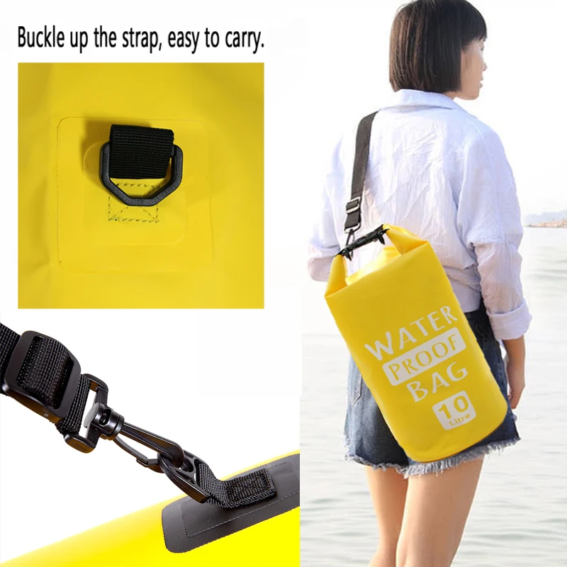 Водонепроницаемая сухая сумка из ПВХ для хранения на открытом воздухе дайвинга