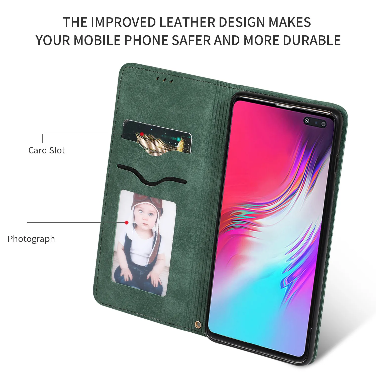 Кожаный чехол для samsung Galaxy S10 S9 S8 Plus Note 10 9 8 J4 J6 плюс A7 A8 A9 A10 A20 A30 A40 A50 A70 A20E чехол с откидной крышкой на магните