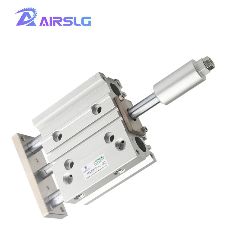 

MGPL MGPM40 MGPL40 -25Z~200Z StrokThree-axisthin Rod Cylinder Compact guide Stable pneumatic Adjustable stroke cylinder-25-50