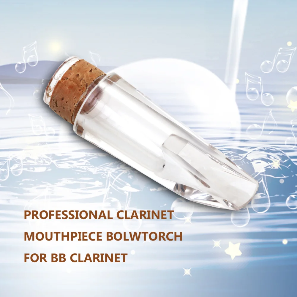 

Professional Clarinet Mouthpiece Bolwtorch for Clarinet (Transparent)