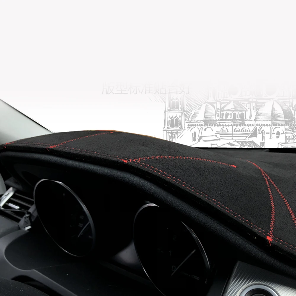 For Toyota Corolla Axio Altis Fielder Auris 2013-2018 Suede Leather Dashmat Dashboard Cover Pad Dash Mat Nonslip Car-styling |