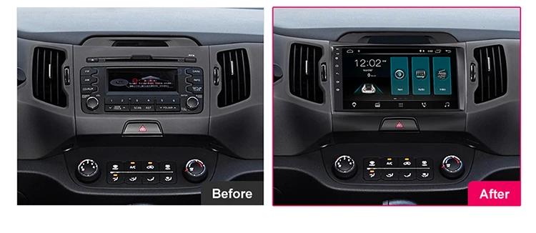 Car Radio Multimedia Player For Kia Sportage 3 4 2010- 2Din Android 9.0 Autoradio GPS Navigation Tape Recorder Stereo