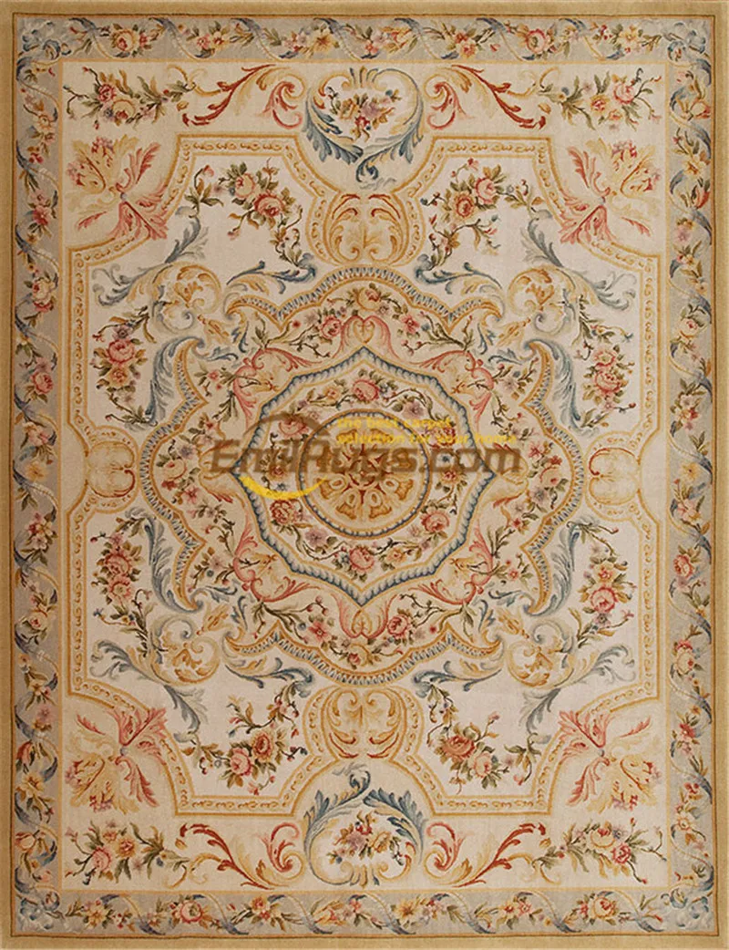 Goede Omkeerbaar Vloer Tapijt Voor Slaapkamer Ronde Mode Tapijt Woonkamer Indoor Tapijt Etnische Stijl Natuurlijke Schapenwol