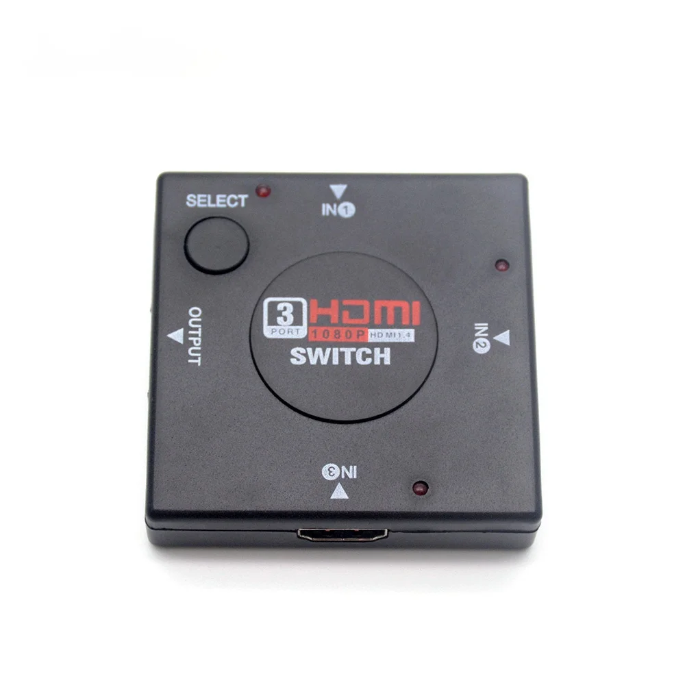 Мини V1.4 3 портовый HDMI совместимый Коммутатор сплиттер порт для PS3 PS4 Xbox 360 ПК DV DVD HDTV|
