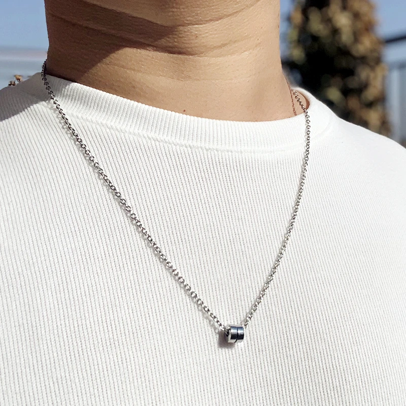 Мужское ожерелье Женская цепочка из нержавеющей стали для женщин и мужчин