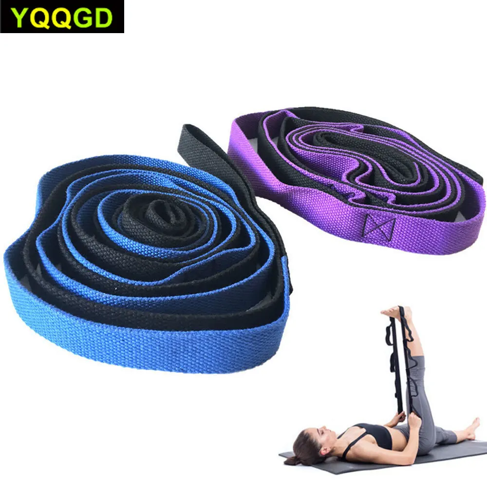 

1Pcs 6.5FT Cotton Yoga Strap Durable Exercise Straps, 6.5FT Straps - Provides Flexibility for Yoga, Stretching & General Fitness