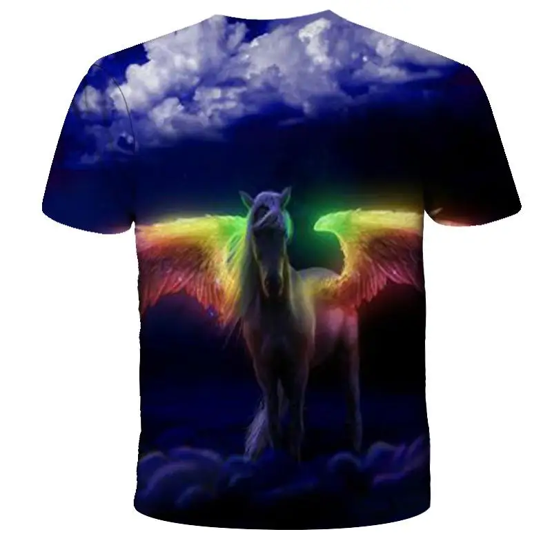 

Nature/Landscape Sunset Summer Leisure Nature Full Edition 3D T-Shirt Children's Boys and Girls 3D Printed T-Shirt Harajuku