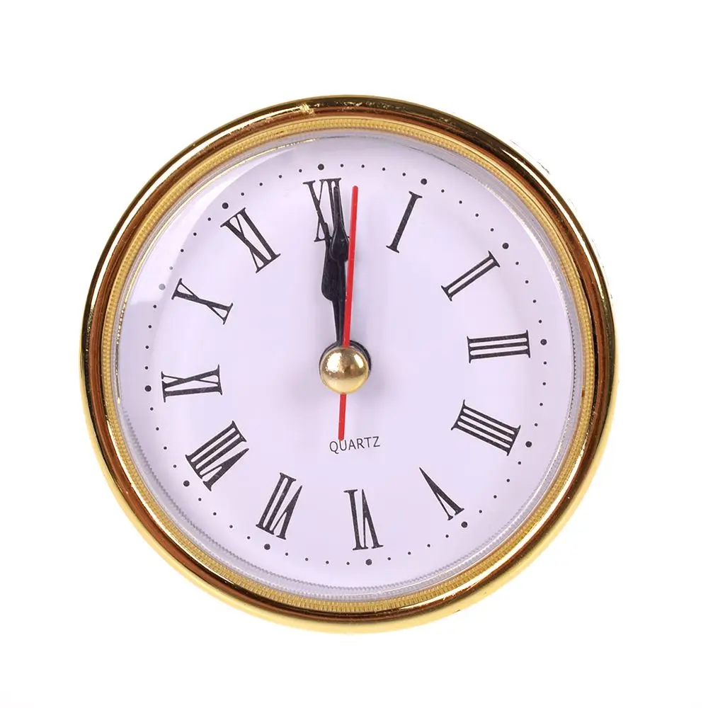 

Classic Clock Craft Quartz Movement 2-1/2" (65mm) Round Clocks Head Insert Roman Number Roman Numerals Mayitr Clock Mechanism