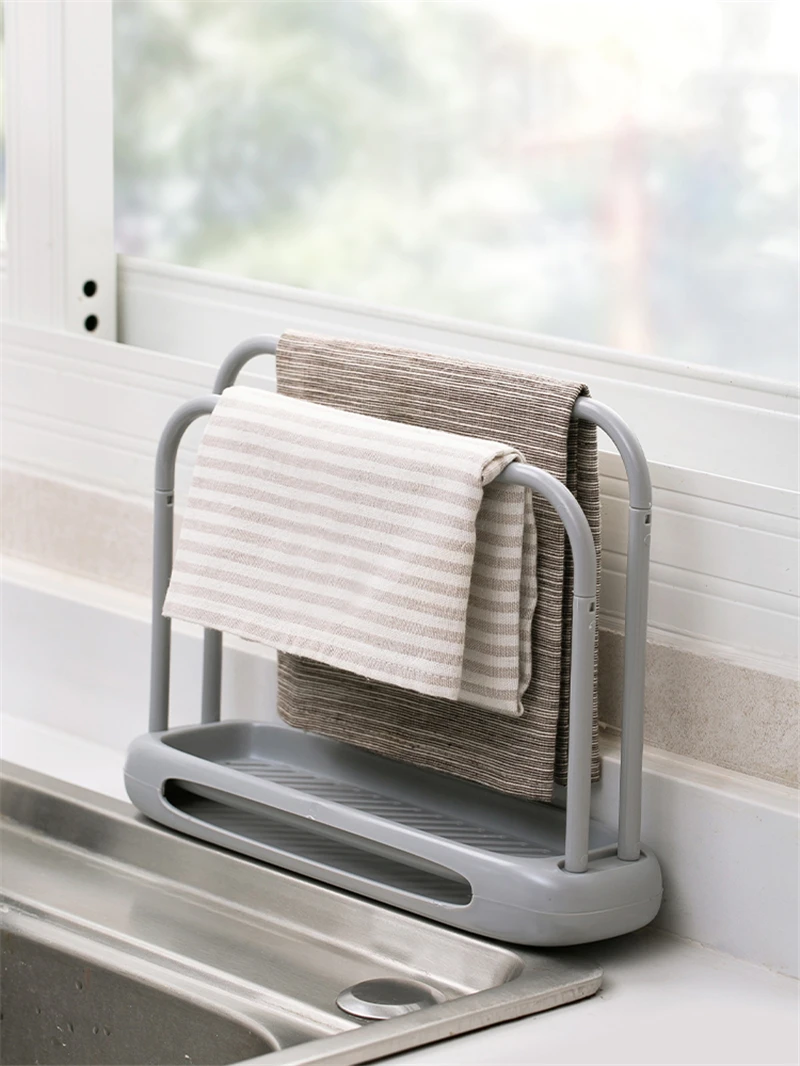 Стеллаж пластиковый для кухонной раковины и мыла|Настенные кухонные стеллажи| |