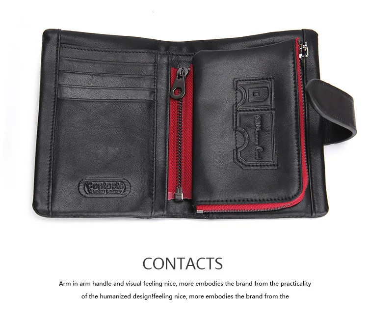 Новинка мужской кошелек из натуральной кожи маленький мужские кошельки для