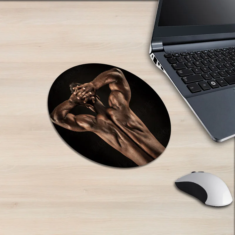 Коврик для мыши XGZ мужской пикантный однотонный коврик мышечной фитнеса гладкая