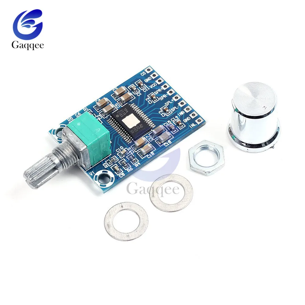 TPA3116 D2 модуль усилителя 2X50W плата цифрового стерео аудио DC 12 24V w/потенциометр с