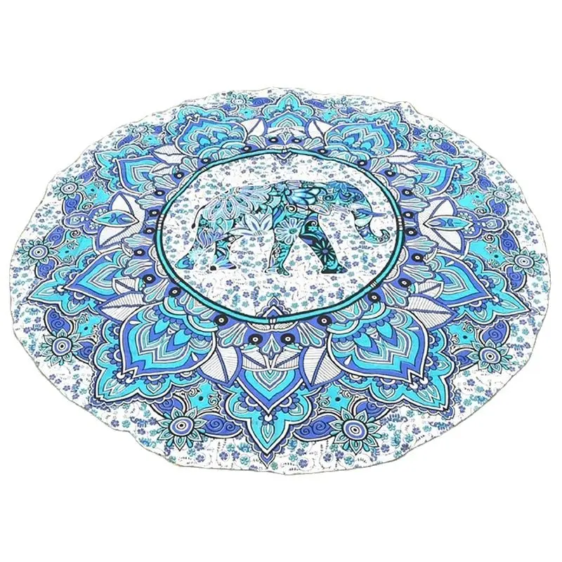 Гобелен с мандалой настенный гобелен настенное одеяло индийская летняя пляжная