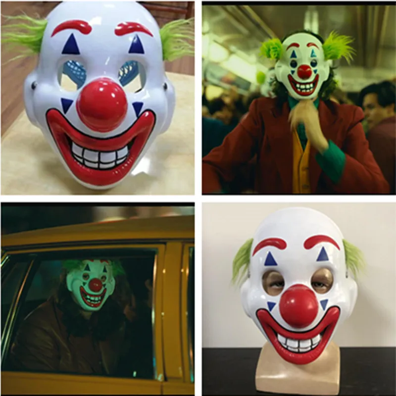 Маска Джокера из фильма DC косплей костюмы реквизит художественный клоун для