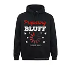2021 Bluff Забавный Bluff для покера подарок для покера топы с капюшоном с длинным рукавом мужские толстовки зимняя Толстовка