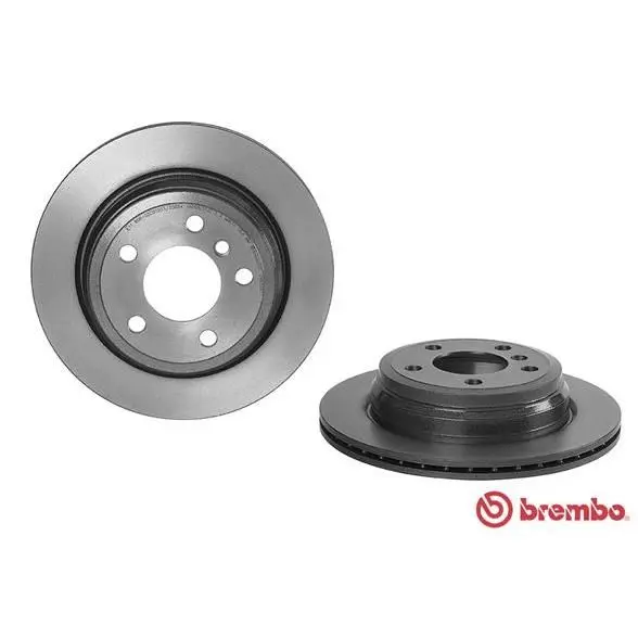 Диск тормозной задний вентилир.\ BMW F30 2.8i 11 BREMBO 09.B338.|Тормозной цилиндр| |