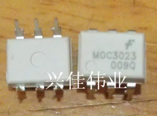10PCS New original authentic MOC3023 DIP6 triac driver optocouplers |