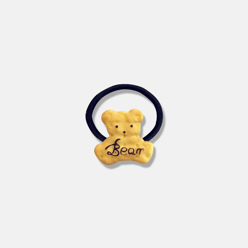 Милые украшения для девочек в форме печенья, заколки для волос, собачий медведь, кролик, ободки, заколки для волос, заколки для волос, Детские резинки для волос, аксессуары для волос