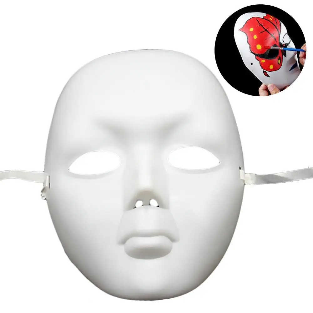 Маска для Хэллоуина полностью раскрашенная маска рук косплей реквизит белый