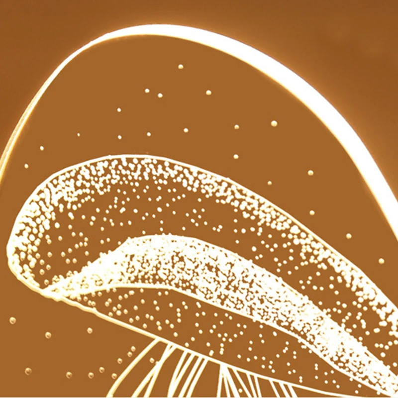 

20cm 7 Colors Change Remote Control Creative Kid Gift Moon Shape Usb Plug In Acrylic Colorful 3D Led Night Light