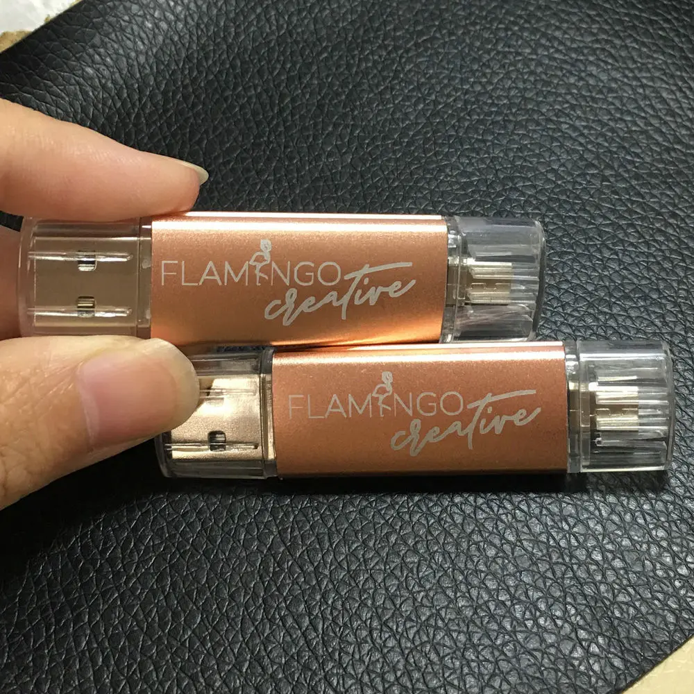 USB флеш-накопитель микро OTG с логотипом на заказ высокоскоростной 3 0 16 ГБ 32 64 256 Мб