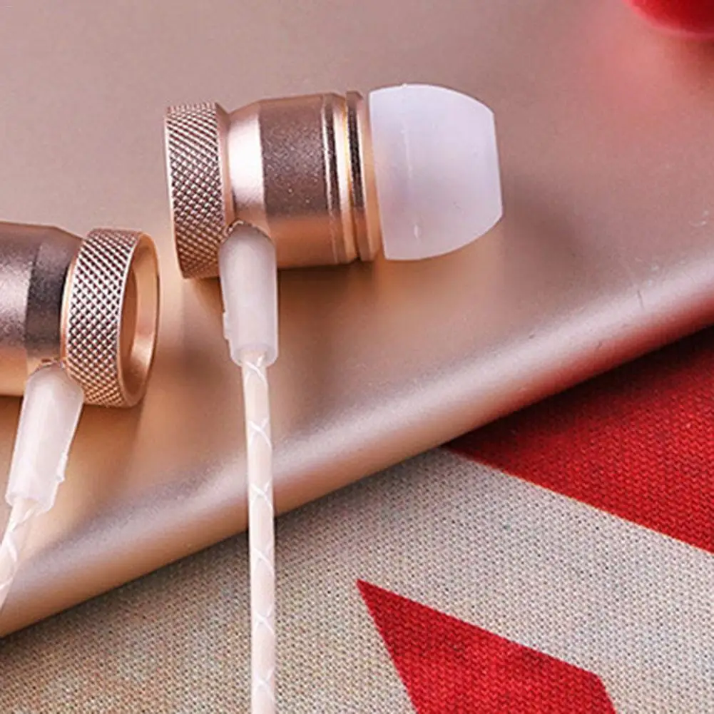 ET10 Проводные Hi-Fi наушники металлические со змеиной нитью тяжелые басы управление
