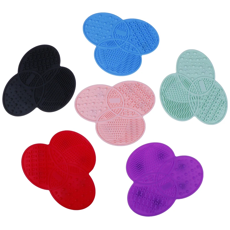 Силиконовая щетка для макияжа коврик чистки матовая кисть инструменты мытья