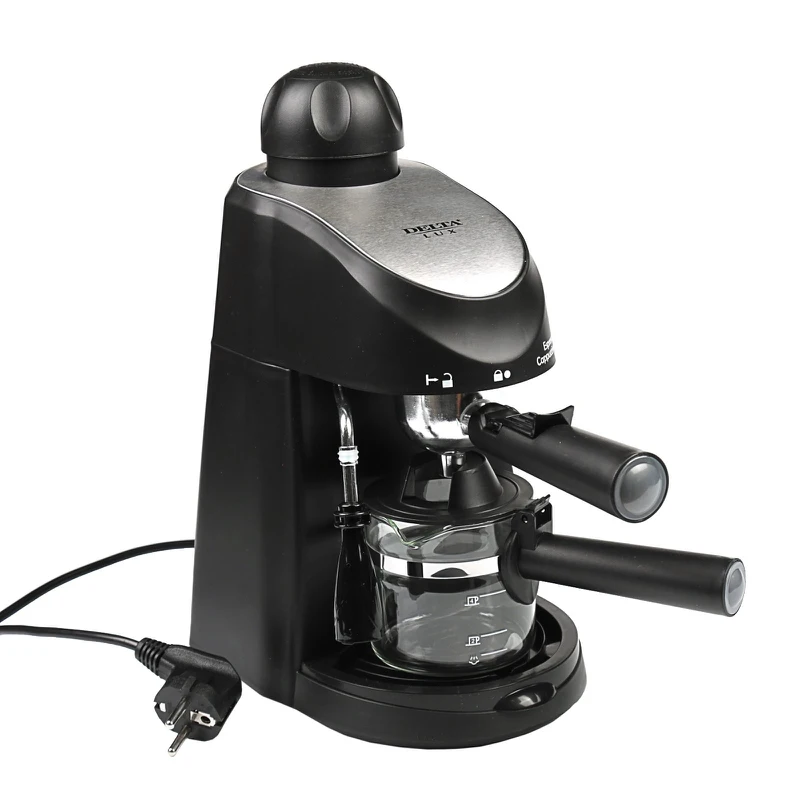 Кофеварка Delta Lux DL 8150К рожковая 5 бар капучино эспрессо 240 мл|Кофеварки| |