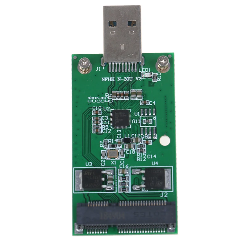 USB 3 0 к PCIE mSATA внешний SSD PCBA адаптер-карта адаптер MSATA компьютерные аксессуары |