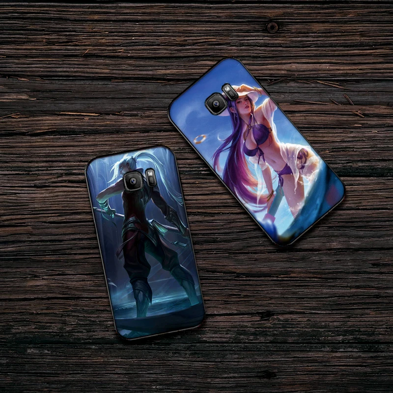 Чехлы для samsung S8 S9 S10 Plus художественные персонажи NOTE 8 9 M10 M20 M30 S6 S7 Edge чехол телефона