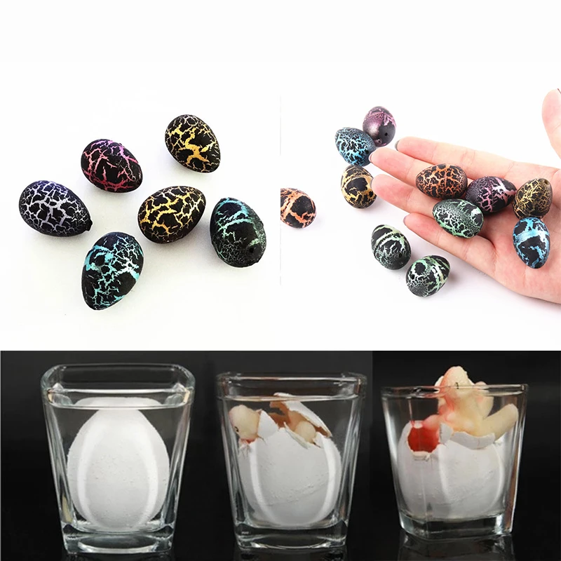 5 шт./компл. мини пластиковые трещины волшебное инкубационное растущее яйцо