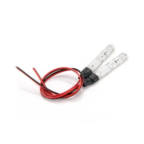 

2 X 12V Waterproof Strip lamp 3 3528 SMD LEDs Blue