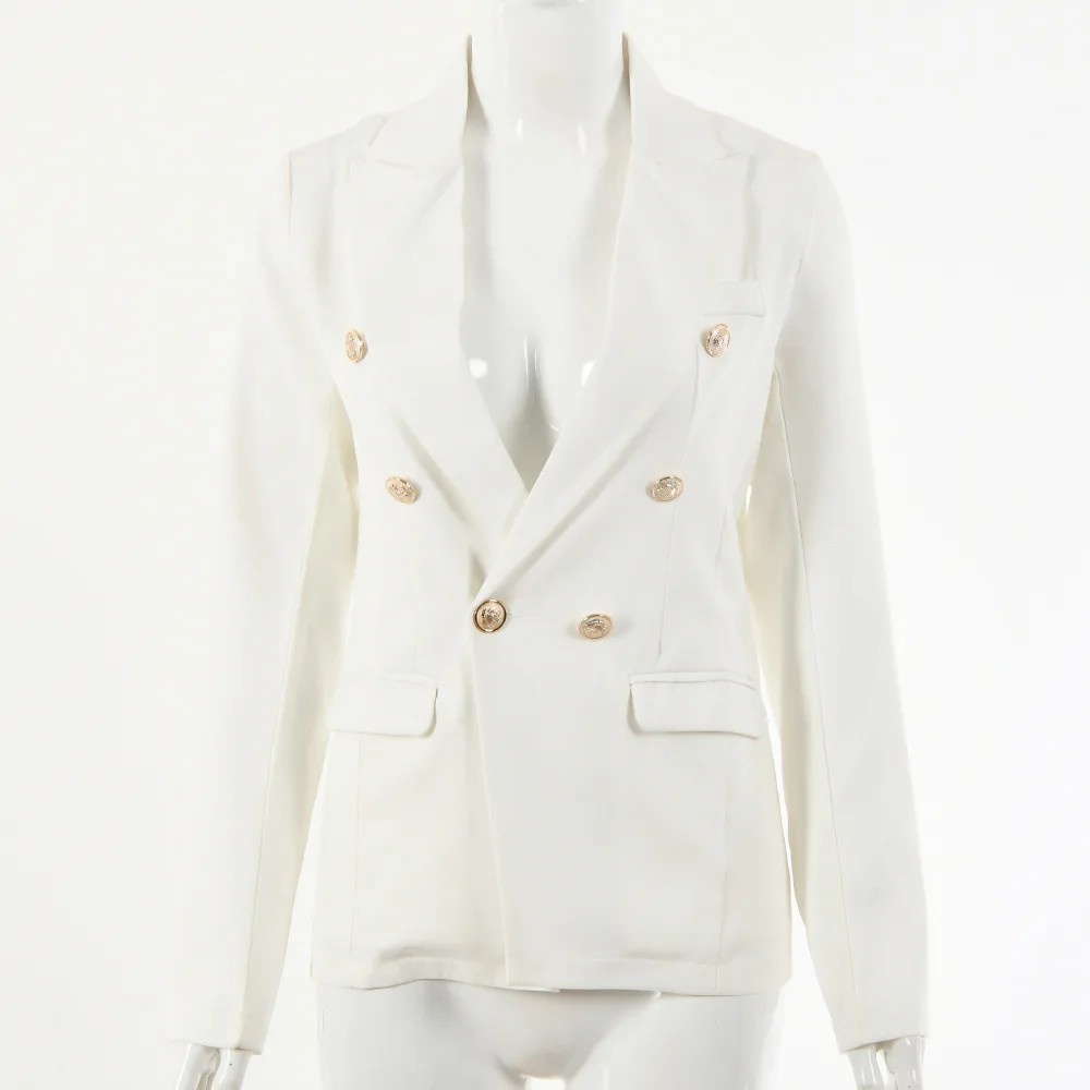 

Autumn and winter versatile suit top women's fashion sexy long sleeve cardigan slim fit short coat