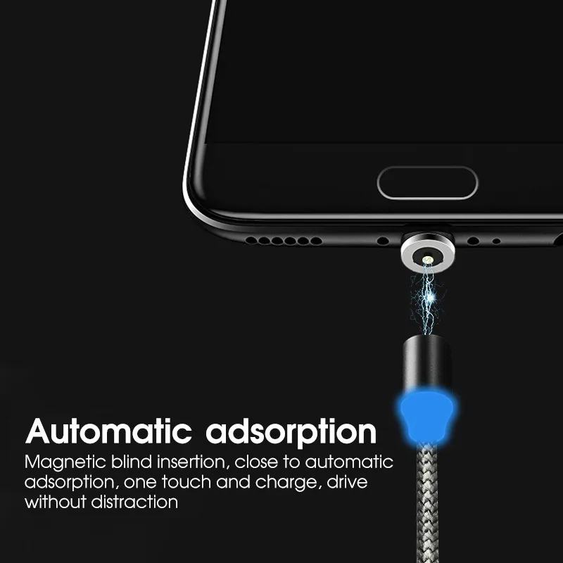 Магнитный usb-кабель для быстрой зарядки USB подключения кабеля к кабелю Xiaomi Redmi